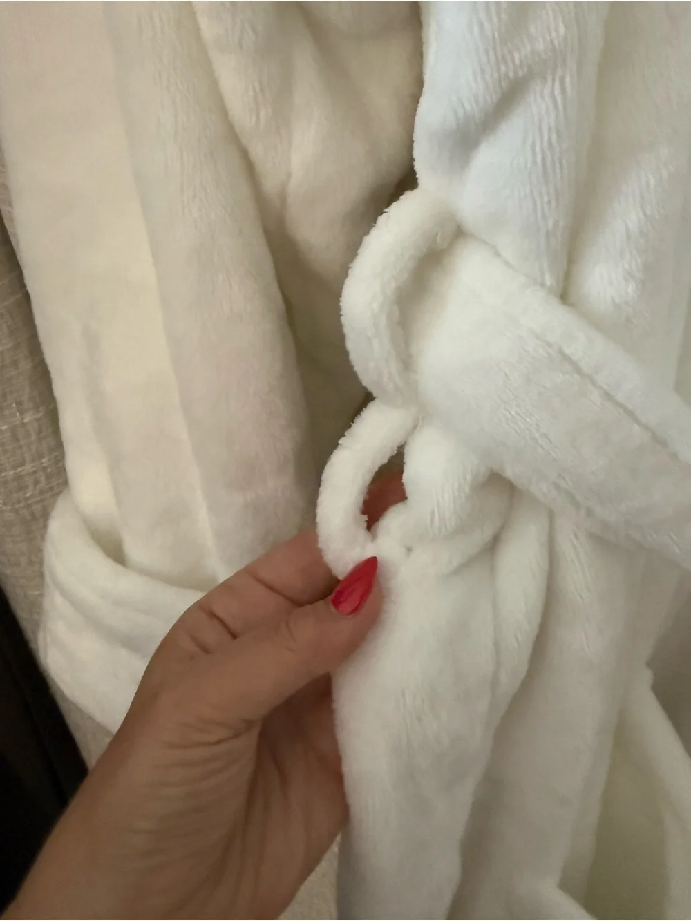 POTTERY BARN Lux Cozy ROBE WHITE Sz XL New